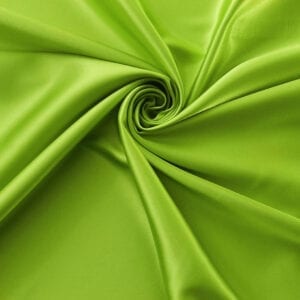 1.25 yard pre-cut – SALE Jubilant Bridal Satin Fabric Spring Green