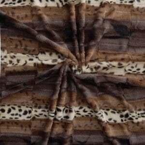 Wholesale Minky Animal Fabric Exotic 20 yard bolt