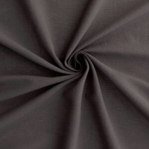100% Cotton Gauze Fabric Gray, by the yard