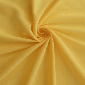 100% Cotton Gauze Fabric Yellow, by the yard
