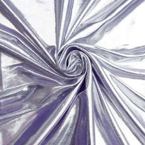 Liquid Lame Fabric Lilac/Silver, by the yard