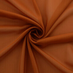 Wholesale Chiffon Fabric Rust 100 yard roll