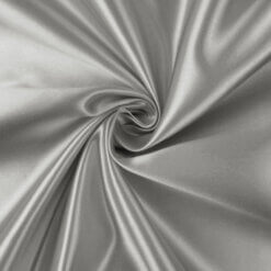 SALE Jubilant Bridal Satin Fabric Gray, by the yard