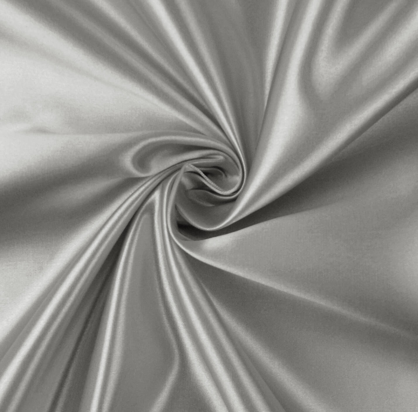 SALE Jubilant Bridal Satin Fabric Gray, by the yard