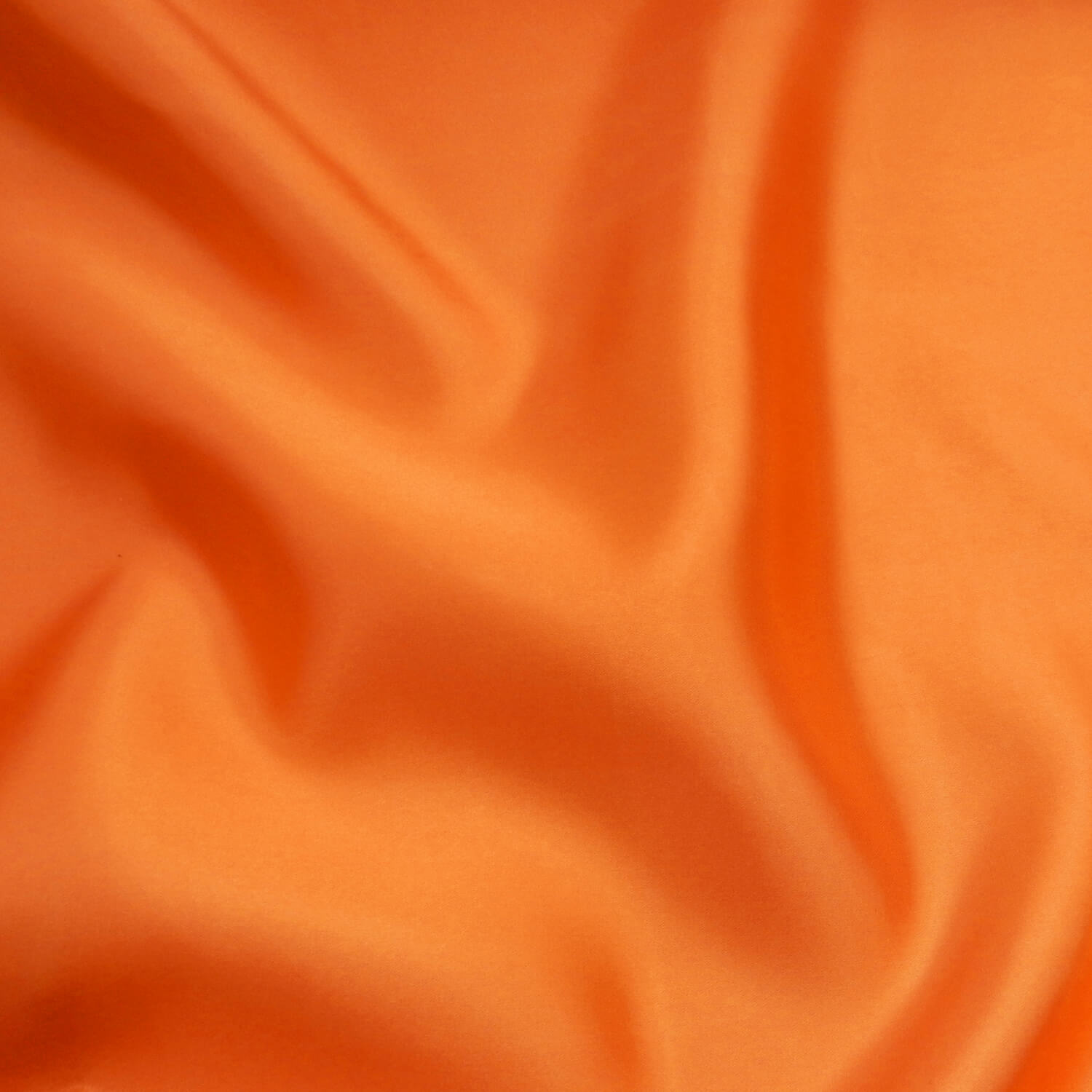 Jubilant Bridal Satin Fabric Orange, by the yard - Image 2