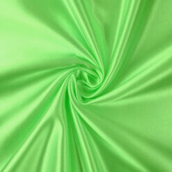 Jubilant Bridal Satin Fabric Spring Green, by the yard