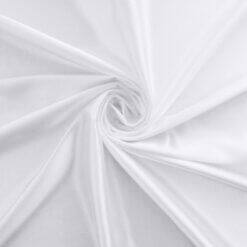 Stretch Charmeuse Fabric White 35 Yard Bolt