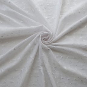 Wholesale 60" Allover Eyelet Fabric White 100 yard roll