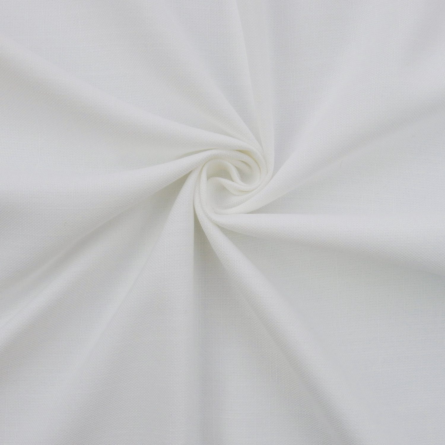 Bella Luxe Yarn Dyed Faux Linen Fabric White, by the yard