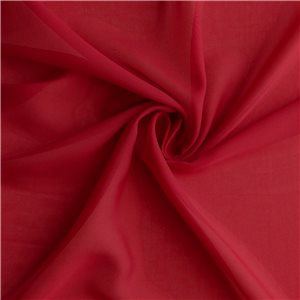 Wholesale Chiffon Fabric Cranberry 100 yard roll