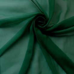 Wholesale Chiffon Fabric Hunter Green 100 yard roll