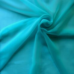 Wholesale Chiffon Fabric Turquoise 100 yard roll