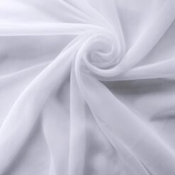 Wholesale Chiffon Fabric White 70 yard roll