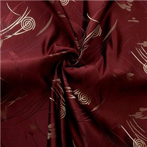 30" Silk Chinese Brocade Fabric Rain & Wind Wine 15 yard bolt