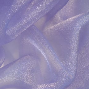 Crystal Sparkle Organza Fabric Lavender 50 yard roll