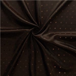 Wholesale Dot Acetate Lining Fabric Brown 25 yard bolt