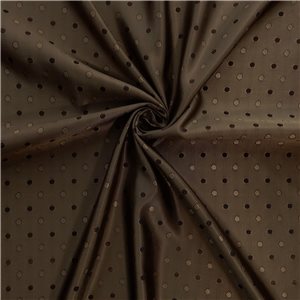 Wholesale Dot Acetate Lining Fabric Taupe/Brown 25 yard bolt