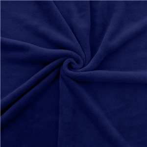 Wholesale Double-Sided Minky Fleece Fabric Sapphire Blue 20 yard bolt