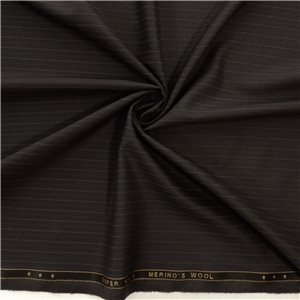 English Super 120's Merino Wool Fabric 52 Bankers Gray, by the yard