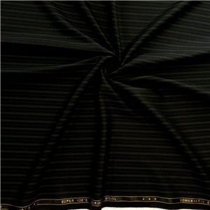 English Super 120's Merino Wool Fabric 66 Midnight Navy, by the yard