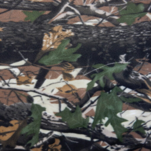 Fleece Print Camouflage Deep Woods