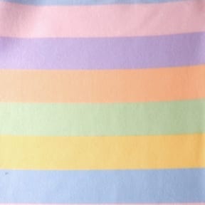 Fleece Print Fun Stripe Pastel, by the yard