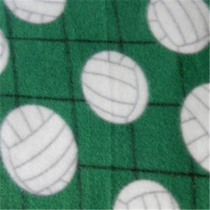 Fleece Print Volleyball Hunter, by the yard