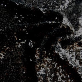 Glitz Stretch Mini Sequin Fabric Black, by the yard