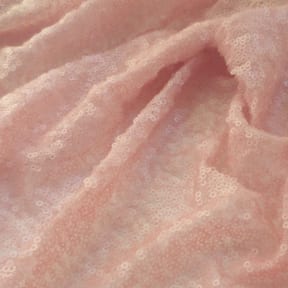 Glitz Stretch Mini Sequin Fabric Blush Pink, by the yard