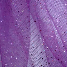 Wholesale Glitter Sparkle on Tulle Fabric Violet 150 yard roll