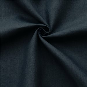 Heavy Belgian Linen Fabric Indigo, by the yard