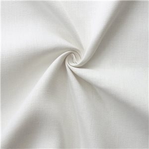 Heavy Belgian Linen Fabric White 25 yard roll