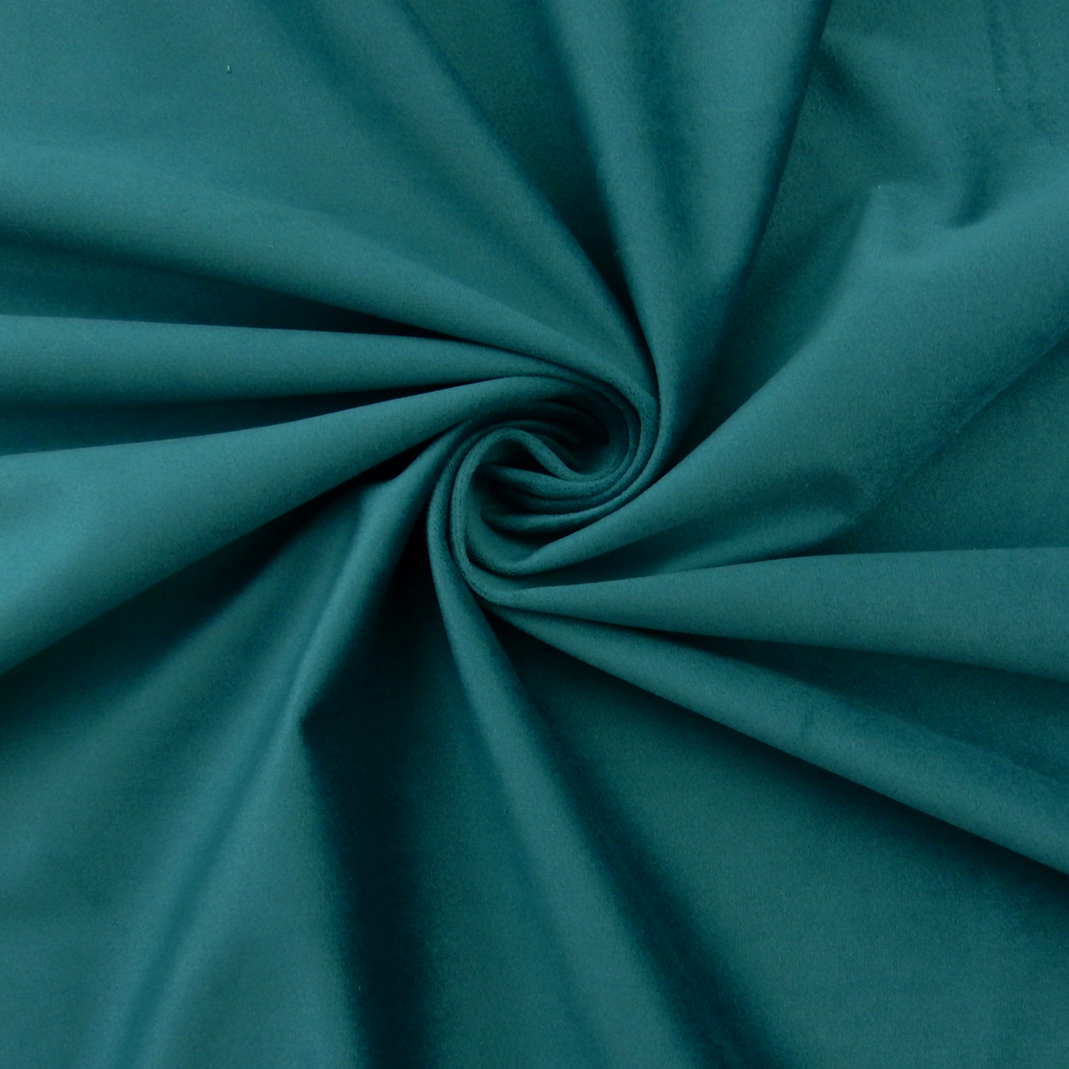 Wholesale Inherently Fire Retardant Velvet Fabric Teal 25 yard roll