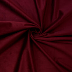 Inherently Fire Retardant Velvet Fabric Wine, by the yard