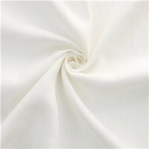 Irish 100% Linen Fabric 57" Tumbled Isle White 25 yard roll
