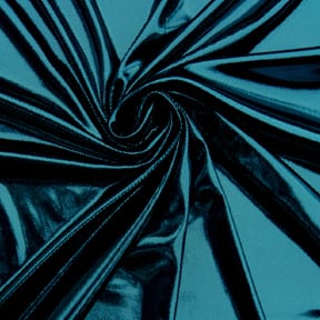 Liquid Lame Fabric Teal/Black 25 yard bolt