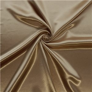 Wholesale Luxe Crepe Back Satin Fabric Buff 25 yard bolt