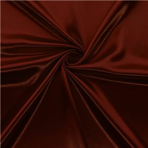 Luxe Crepe Back Satin Fabric Mahogany, by the yard