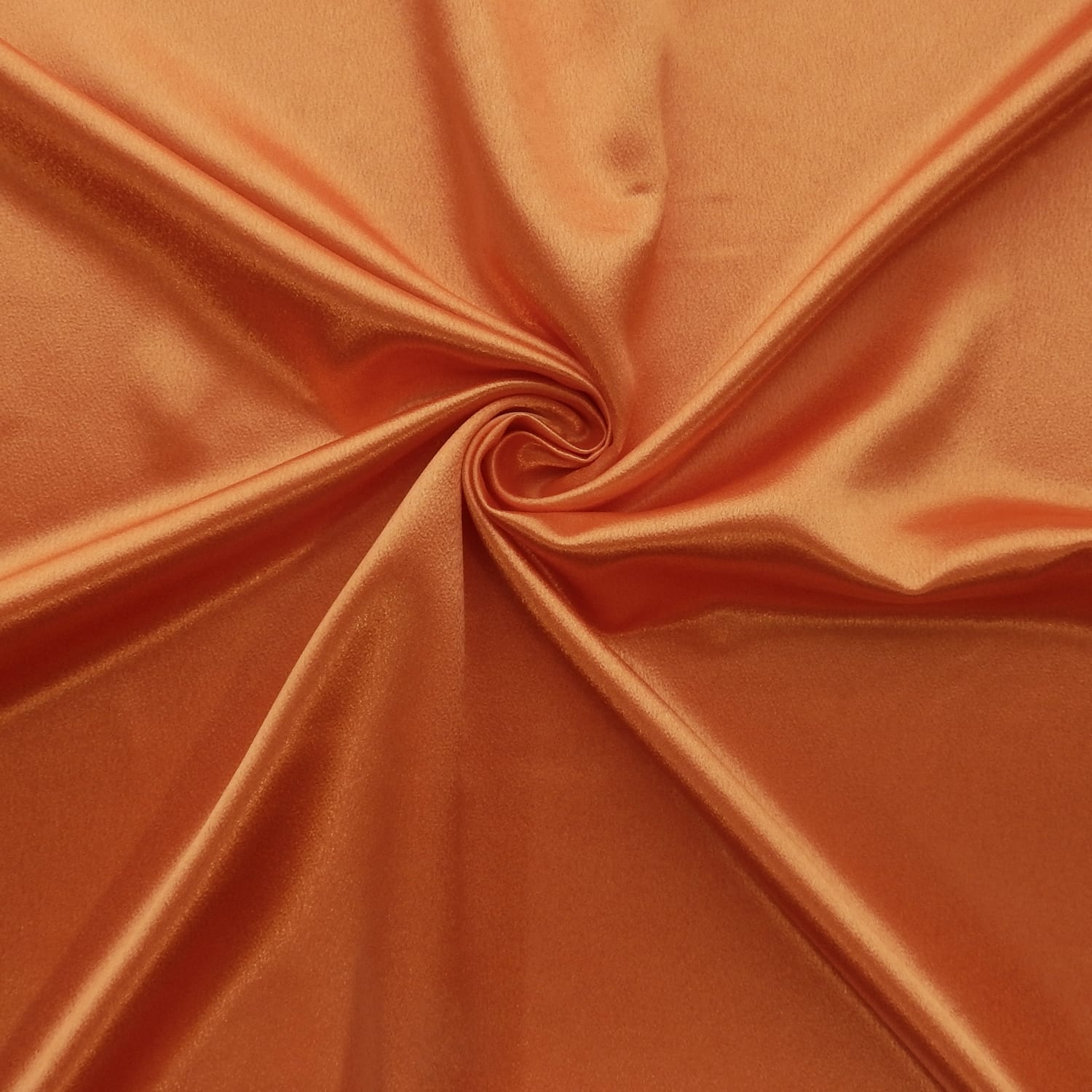 Wholesale Luxe Crepe Back Satin Fabric Orange 25 yard bolt