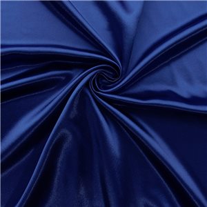 Luxe Crepe Back Satin Fabric Royal Blue, by the yard