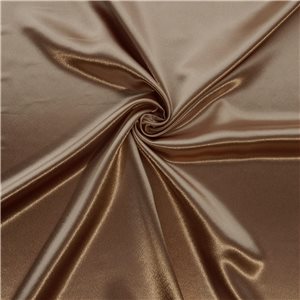 Wholesale Luxe Crepe Back Satin Fabric Taupe 25 yard bolt