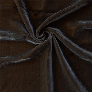 Wholesale Venus Luxe Silk Velvet Fabric Gray/Gold 25 yard bolt
