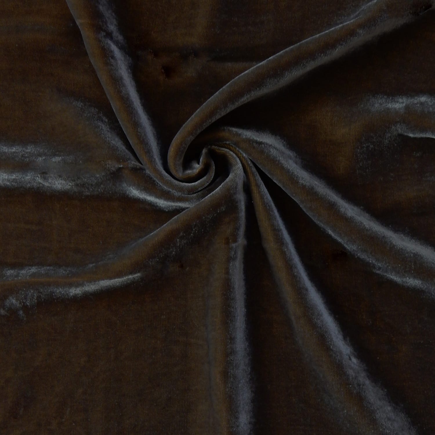 Wholesale Venus Luxe Silk Velvet Fabric Gray/Gold 25 yard bolt