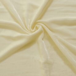 Wholesale Venus Luxe Silk Velvet Fabric Ivory 25 yard bolt