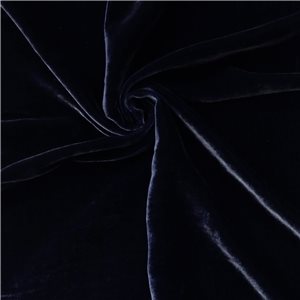 Wholesale Venus Luxe Silk Velvet Fabric Midnight 25 yard bolt