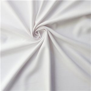 Wholesale Luxe Stretch Micro Gabardine Fabric White 25 yard bolt