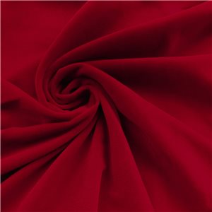 Wholesale Luxe Triple Velvet Fabric Ruby Red 30 yard bolt