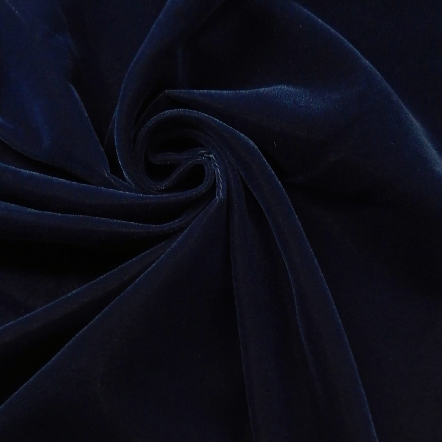 Wholesale Luxe Triple Velvet Fabric Navy 30 yard bolt