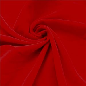 Wholesale Luxe Triple Velvet Fabric Red 30 yard bolt