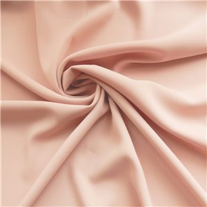 Wholesale Milan 4 Ply Matte Stretch Crepe Fabric Blush 75 yard roll